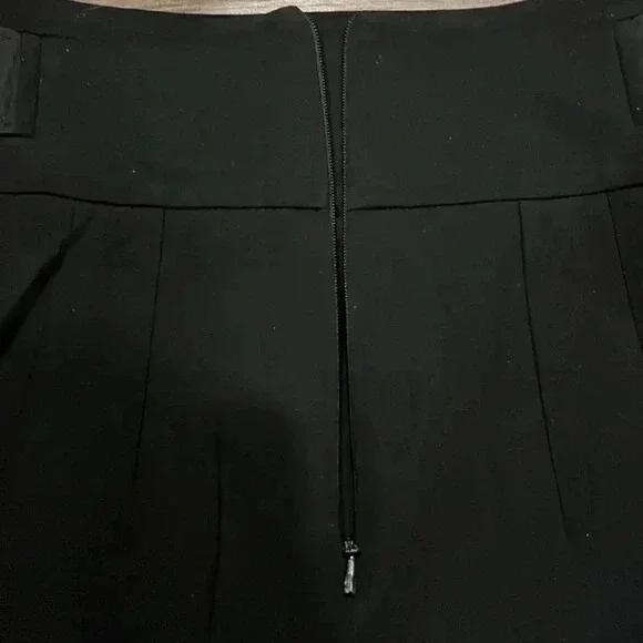 [US2]Karen  Millen Black Wool Blend Pencil Knee Skirt - Picture 6 of 9